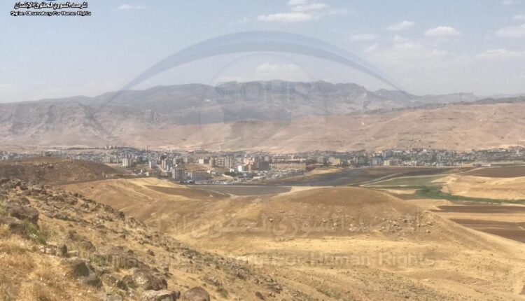 المثلث الحدودي بين سوريا والعراق وتركيا في ريف المالكية(ديريك) يظهر انخفاض منسوب مياه نهر دجلة (6)