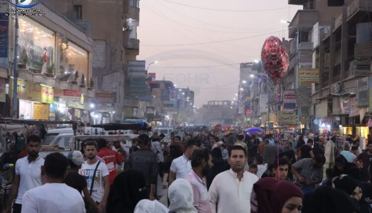 #عدسة_المرصد ترصد اجواء العيد في اسواق مدينة الرقة