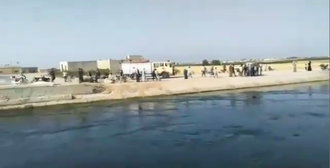 تهريب – مهربون غرق أكثر من 20 نازح سوري في ريف حلب الشرقي
