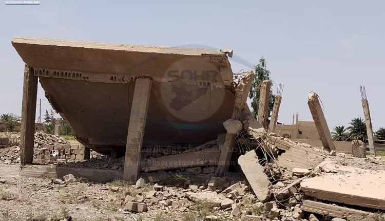 آثار الدمار بمنازل المدنيين في بلدة السوسة بريف دير الزور الشرقي5
