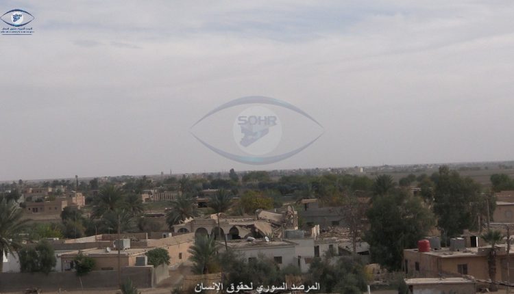 ثار الدمار في قرية أبو الحسن بريف دير الزور الشرقي7