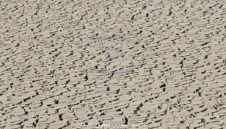 جفاف نهر الفرات في شقه المار من ريف مدينة عين العرب5