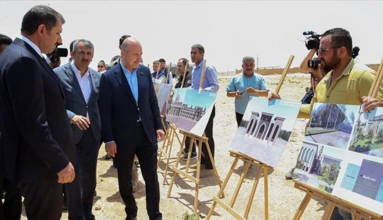 زيارة وزير الداخلية التركي إلى منطقة نبع السلام