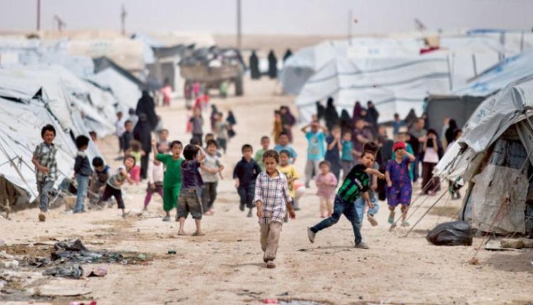 مخيم للنازحين في شمال سوريا