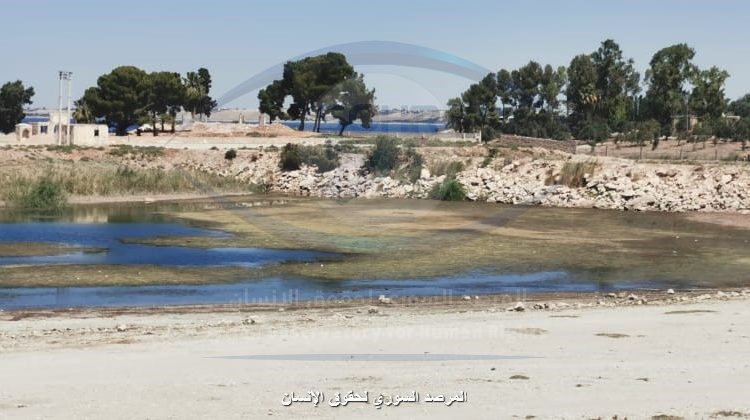 انخفاض منسوب مياه نهر الفرات (7)