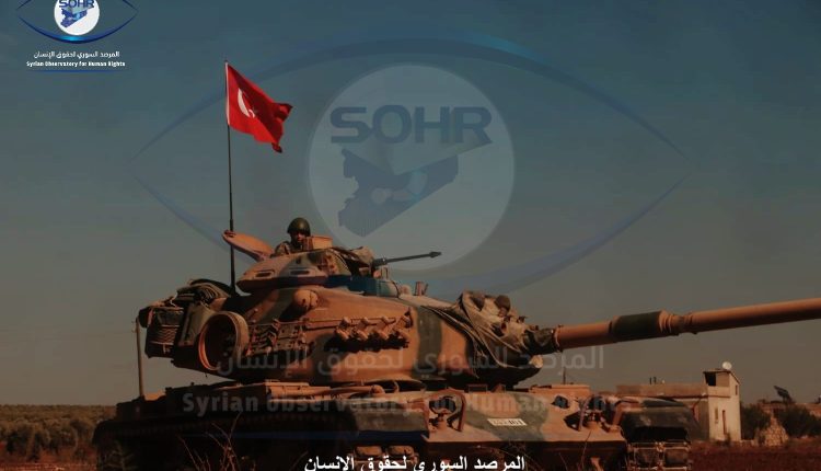القوات التركية المنتشرة في منطقة كفرجنة وطريق اعزاز – عفرين شمال غربي حلب (5)