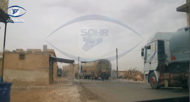 توجه رتل من شاحنات النفط إلى معبر أم جلود بريف منبج شرقي حلب