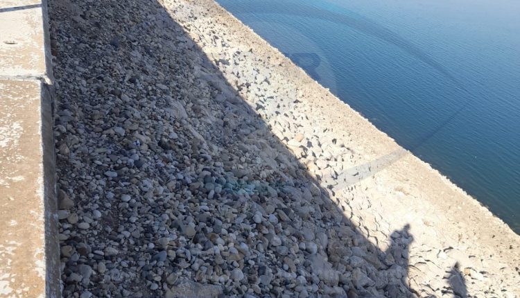 انخفاض منسوب مياه بحيرة ميدانكي بريف عفرين شمالي حلب1
