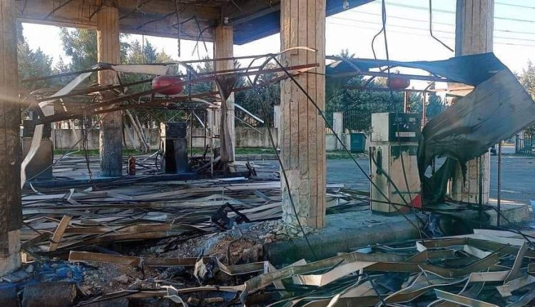 انفجار عبوة ناسفة في محطة محروقات تابعة للنظام في القنيطرة