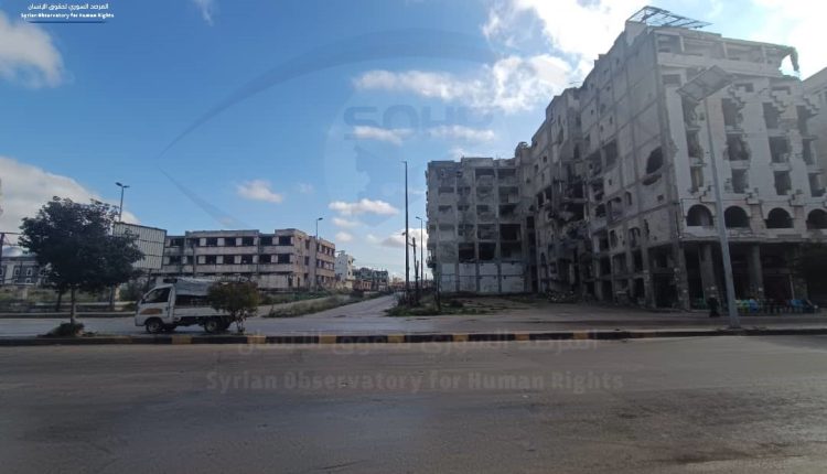 شارع فارس خوري وسط مدينة حمص (1)
