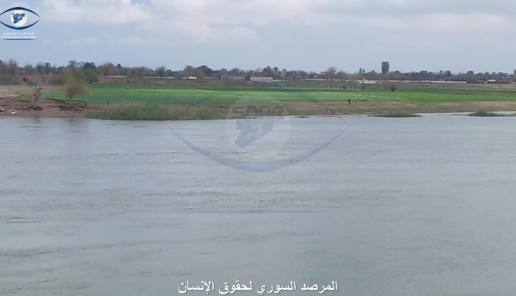 ارتفاع منسوب مياه نهر الفرات نتيجة الأمطار الغزيرة4