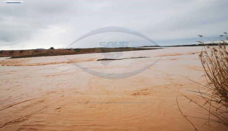الأمطار الغزيرة تغرق آلاف الهكتارات من الأراضي الزراعية في ريف الرقة10