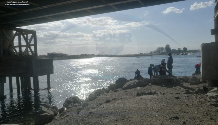 انخفاض خطير لمستوى مياه نهر الفرات في بحيرة سد الفرات ومجرى النهر في مناطق متفرقة من الطبقة والرقة (12)