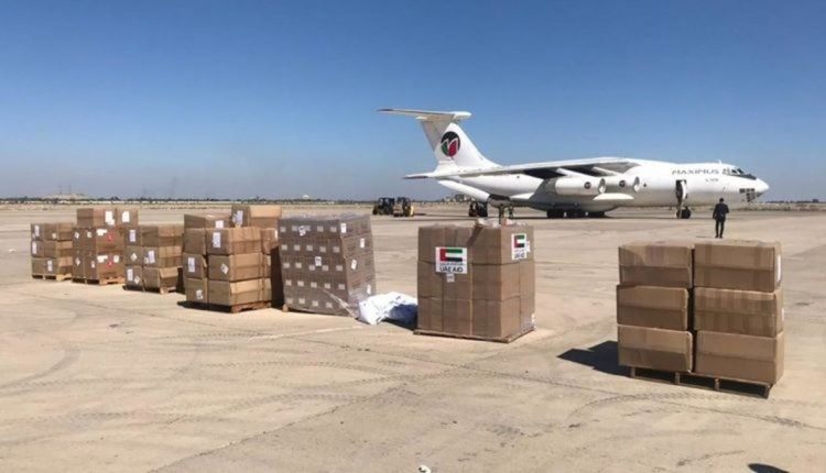 طائرات مساعدات اماراتية