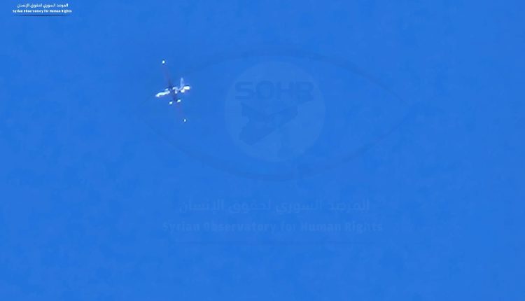طائرة مذخرة تابعة لـالتحالف الدولي تحلق في أجواء الحدود السورية التركية (2)